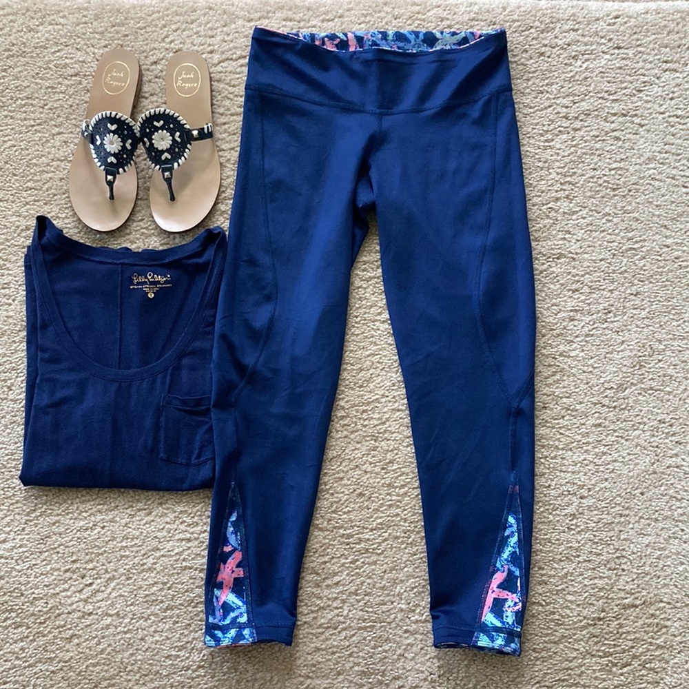 Vineyard Vines Starfish Print Leggings - Picture 8 of 10